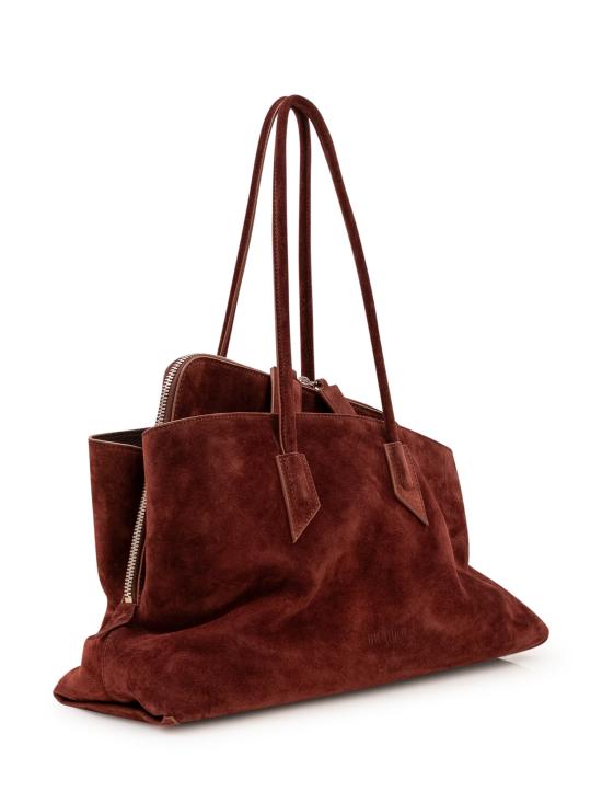 26FW 디 아티코 라 파세지아타 미디엄 탑 핸들 백 250WAH00054LBT007AA 850 LIGHT CHOCOLATE - THE ATTICO