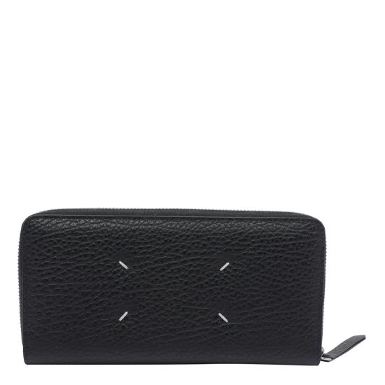 26FW 마르지엘라 4스티치 집어라운드 장지갑 S56UI0110 P4455T8013 Black