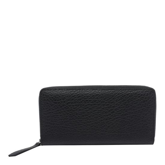 26FW 마르지엘라 4스티치 집어라운드 장지갑 S56UI0110 P4455T8013 Black - MAISON MARGIELA