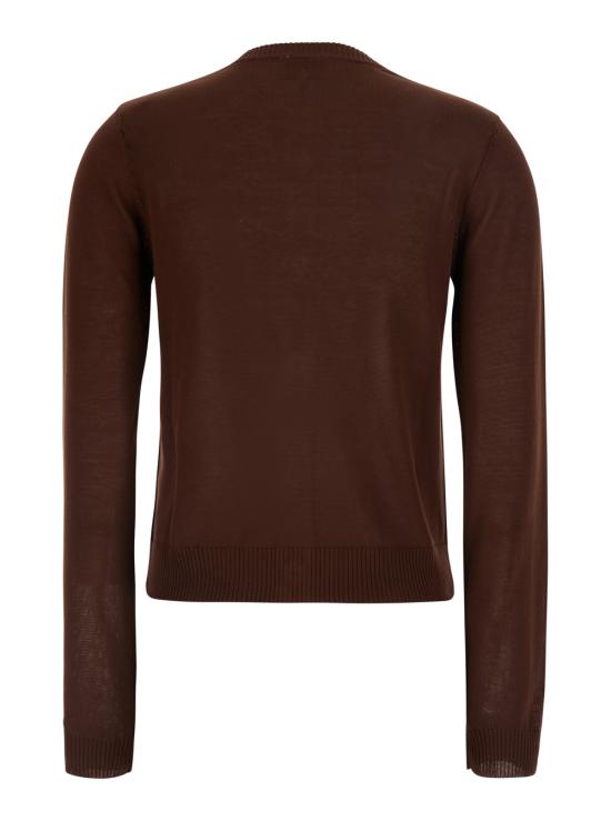 26FW 가니 긴팔 티셔츠 A116000905H Brown - GANNI