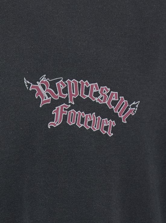 26FW 리프레젠트 반팔 티셔츠 MLM101189WASHEDBLACK Black - REPRESENT