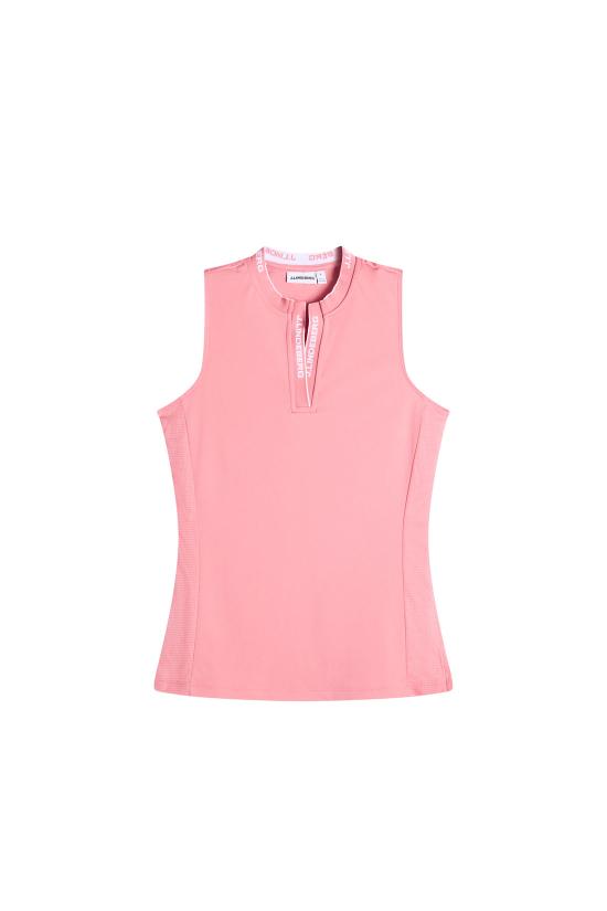 26SS 제이린드버그 LEYA 슬리브리스 탑 GWJT17069S226 FLAMINGO PLUME DOM