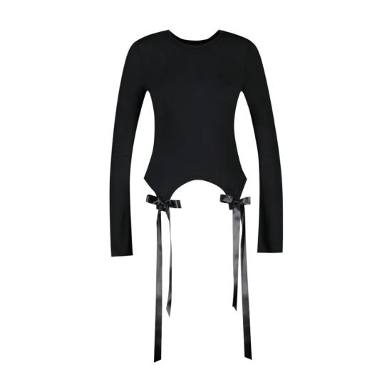 26FW 시몬로샤 긴팔 티셔츠 5313 0571 BLACK black