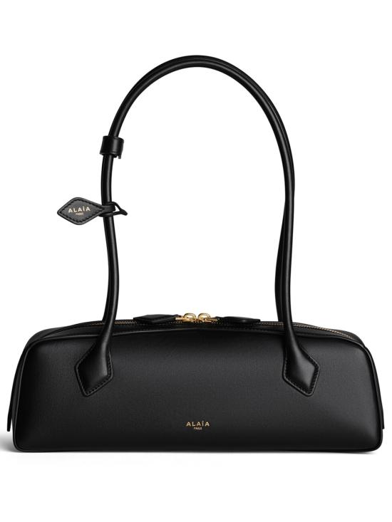 26FW 알라이아 르 테켈 미디움 레더 숄더백 AA1S06033I061 999 NOIR