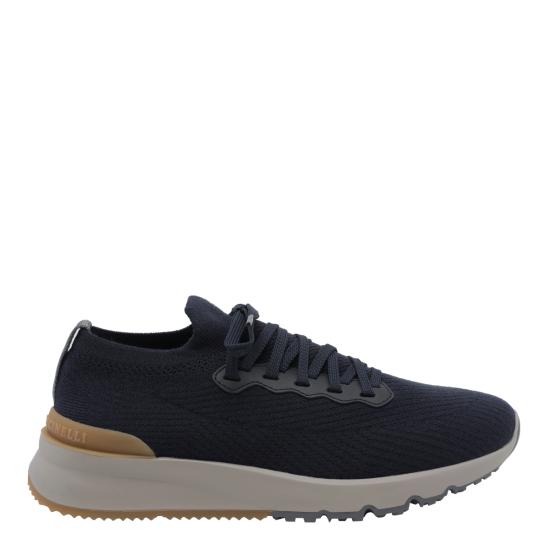 26FW 브루넬로 쿠치넬리 스니커즈 MZUWLBO253 CEG72 Blue