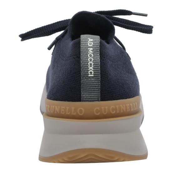 26FW 브루넬로 쿠치넬리 스니커즈 MZUWLBO253 CEG72 Blue - BRUNELLO CUCINELLI