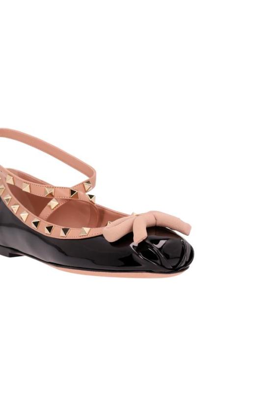 26SS 발렌티노 가라바니 플랫 슈즈 4W2S0HB6VNW BLACK - VALENTINO GARAVANI