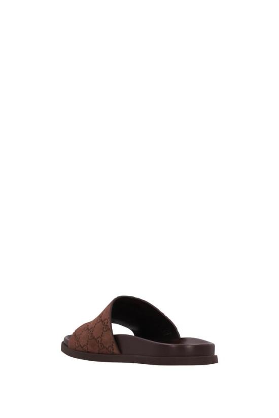 26FW 구찌 스웨이드 슬라이드 샌들 834941AADUO - GUCCI