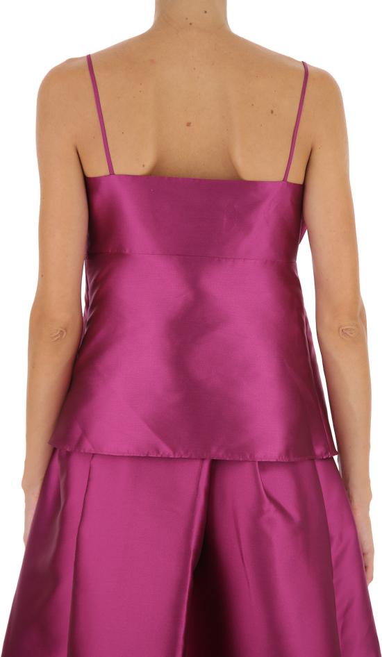  알베르타 페레티 민소매 티셔츠 0801 9225 0236 violet ROSA - ALBERTA FERRETTI