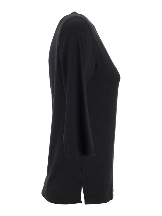 26SS 마제스틱필라쳐 반팔 티셔츠 M001FTS571002 Black - MAJESTIC FILATURES