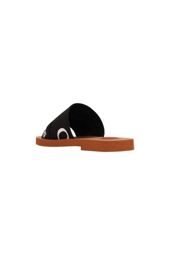 26FW 끌로에 우디 플랫 뮬 CHC22U188Z3 BLACK - CHLOE