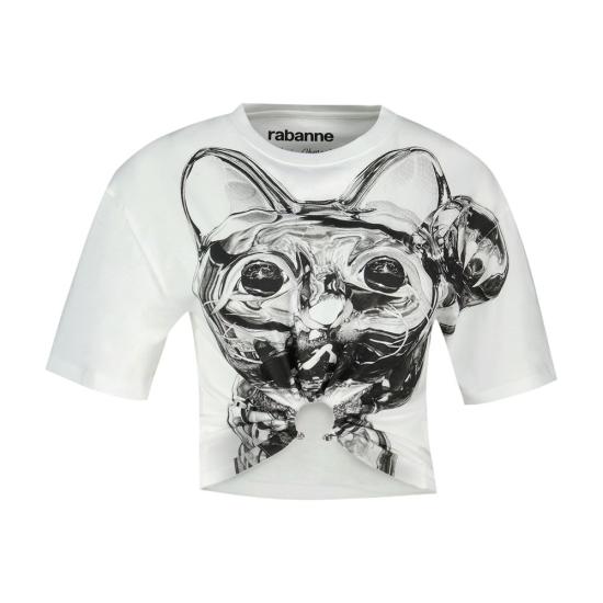 26FW 파코라반 반팔 티셔츠 26AJTE051CO0494 P100 white