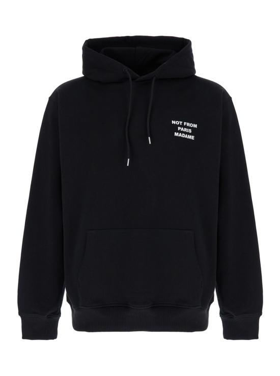 26FW 드롤드무슈 후드 티셔츠 PERMHO162CO127BL Black