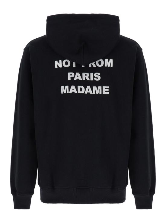 26FW 드롤드무슈 후드 티셔츠 PERMHO162CO127BL Black - DROLE DE MONSIEUR