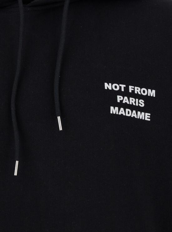 26FW 드롤드무슈 후드 티셔츠 PERMHO162CO127BL Black - DROLE DE MONSIEUR
