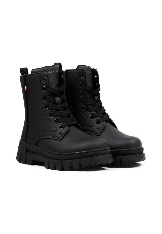 26FW [키즈] 타미힐피거 미들 부츠 T3X5 35294 1355999 BLACK - TOMMY HILFIGER