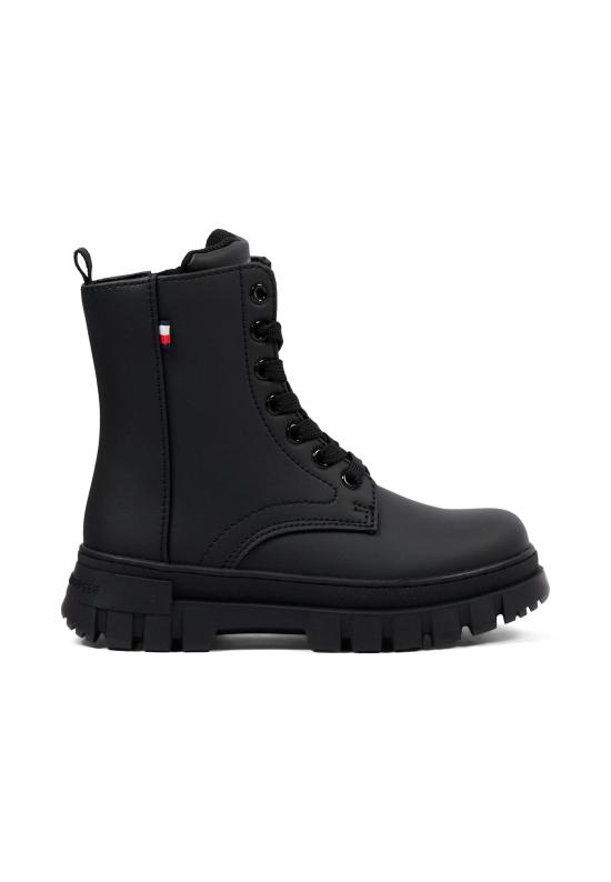 26FW [키즈] 타미힐피거 미들 부츠 T3X5 35294 1355999 BLACK