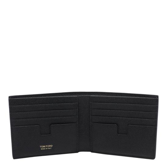 26FW 톰포드 스몰 그레인 레더 반지갑 YM228 LCL081GNAA Black - TOMFORD