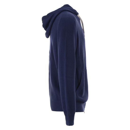 26SS 브루넬로 쿠치넬리 후드 니트 탑 M29200416G AVIO - BRUNELLO CUCINELLI