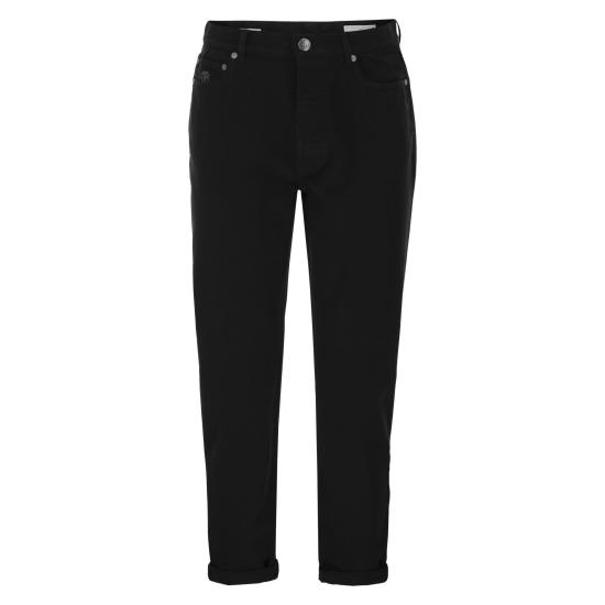26SS 브루넬로 쿠치넬리 스트레이트 팬츠 M237PO2090 BLACK