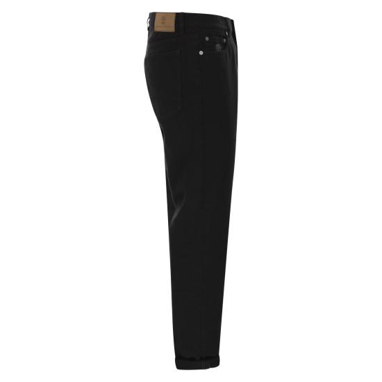 26SS 브루넬로 쿠치넬리 스트레이트 팬츠 M237PO2090 BLACK - BRUNELLO CUCINELLI