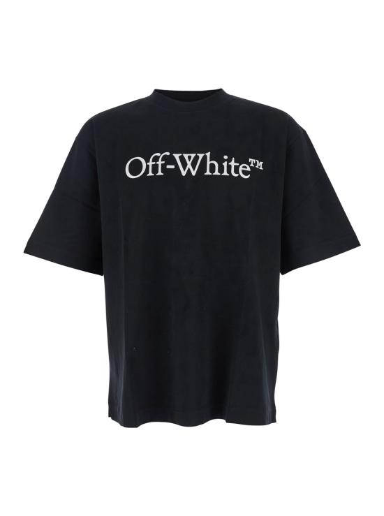 26FW 오프화이트 반팔 티셔츠 OMAA120C99JER0081001 Black