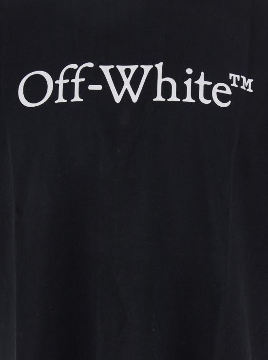26FW 오프화이트 반팔 티셔츠 OMAA120C99JER0081001 Black - OFF WHITE