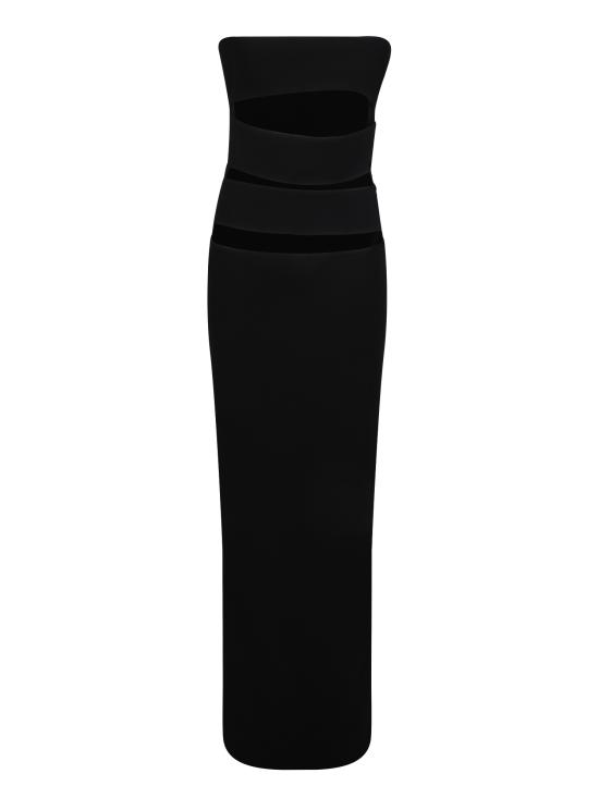  모놋 원피스 SS23801 CREPE BLACK Black