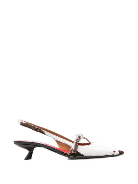 26FW 마르니 힐/펌프스 PUMS015704 P9283 ZP216 LILY WHITE BROWN