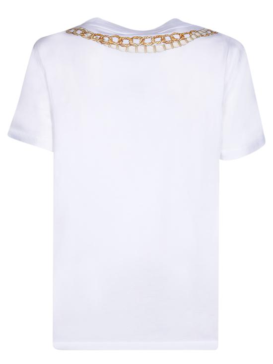  모스키노 반팔 티셔츠 A0703 5541 1001 White - MOSCHINO