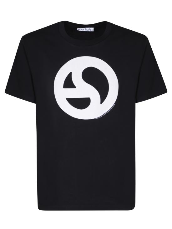  아크네 스튜디오 로고 티셔츠 CL0265 900 Black