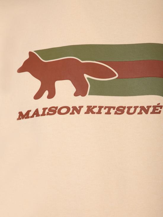  메종키츠네 탑 MM00113 KJ0118 P706 White - MAISON KITSUNE