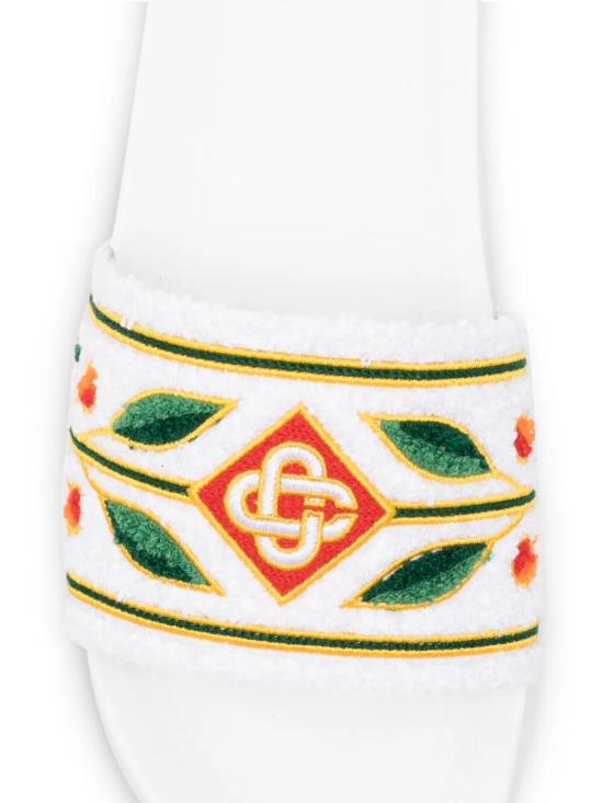 26FW 카사블랑카 뮬/슬리퍼 A PF26 FW 030 01 M WHITE - CASABLANCA