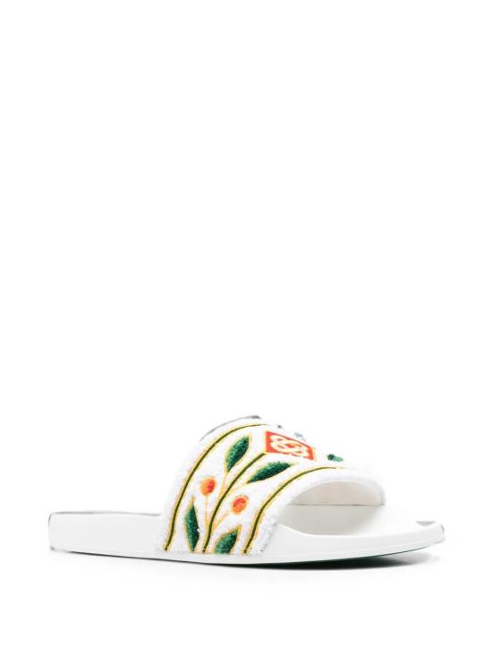 26FW 카사블랑카 뮬/슬리퍼 A PF26 FW 030 01 M WHITE - CASABLANCA