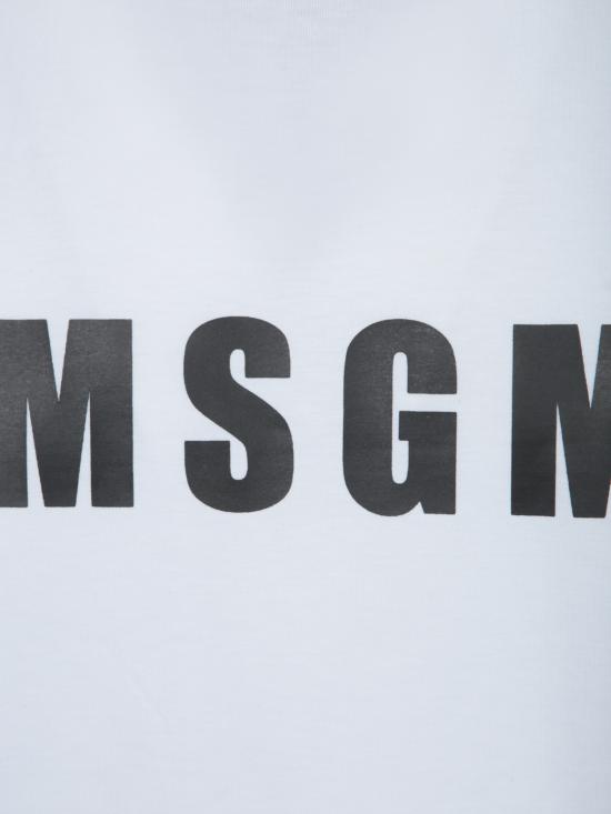 25SS 엠에스지엠 탑 3840MM109 257002 01 White - MSGM