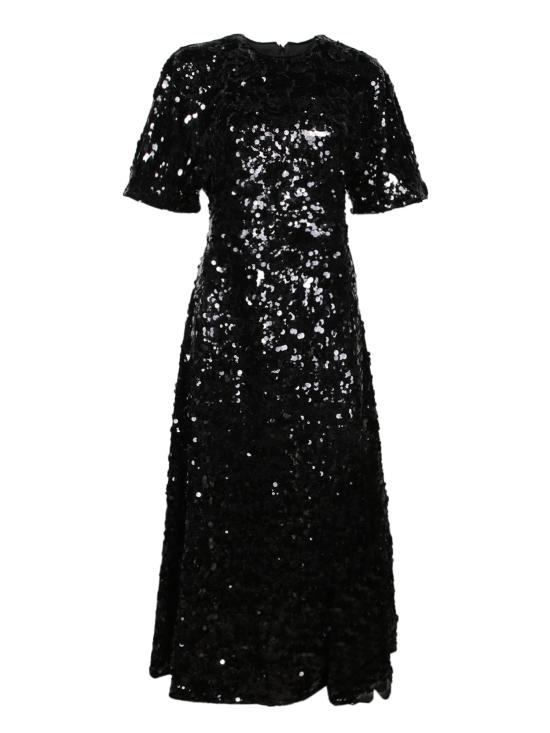 25SS 가니 원피스 T4044 099 Black
