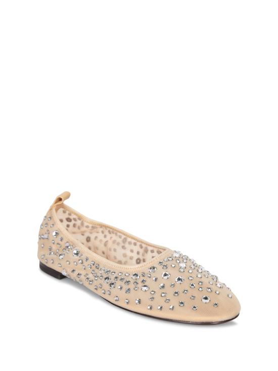 25SS 토리버치 크리스탈 발레 플랫슈즈 162066 960 Metallic - TORY BURCH