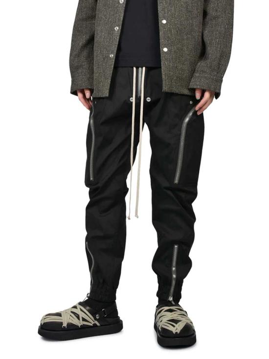 26FW 릭 오웬스 트레이닝/조거 팬츠 RU02F4368TE 09 BLACK - RICK OWENS