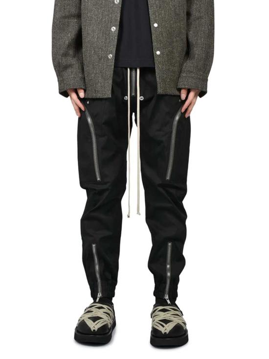 26FW 릭 오웬스 트레이닝/조거 팬츠 RU02F4368TE 09 BLACK - RICK OWENS