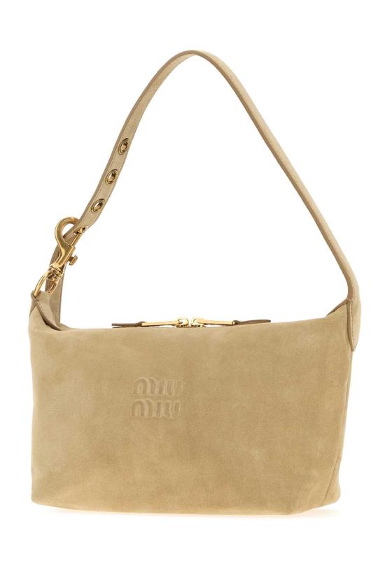 26FW 미우미우 토트백 5BC2162CSS F0379 Beige o Tan - MIU MIU