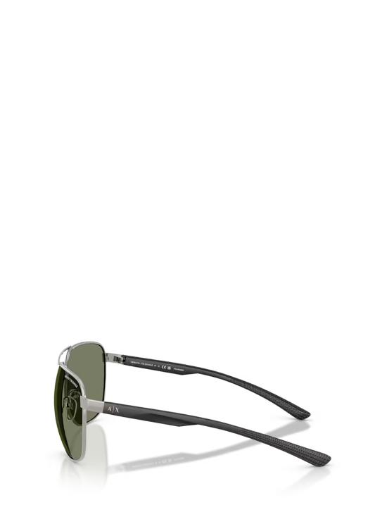 26FW 알마니 에비에이터 선글라스 AX2047S 60689A SHINY GUNMETAL - ARMANI