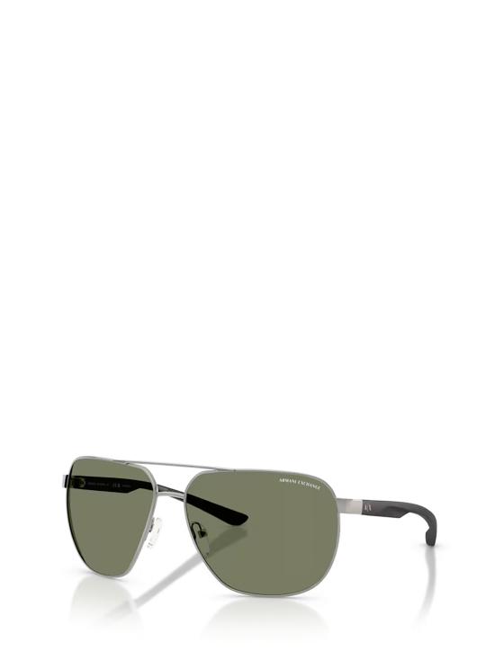 26FW 알마니 에비에이터 선글라스 AX2047S 60689A SHINY GUNMETAL - ARMANI