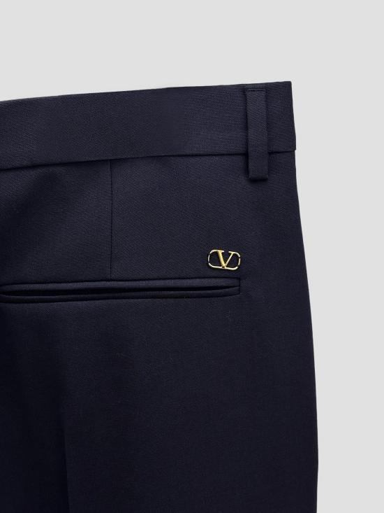 26SS 발렌티노 가라바니 스트레이트 팬츠 8V3RBN858EJ 598 NAVY - VALENTINO GARAVANI