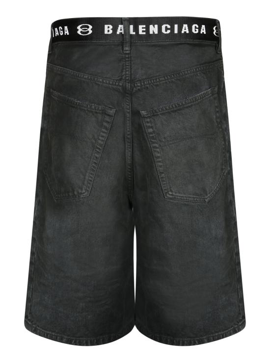 26SS 발렌시아가 숏팬츠 871361 TQW56 2279 Black - BALENCIAGA