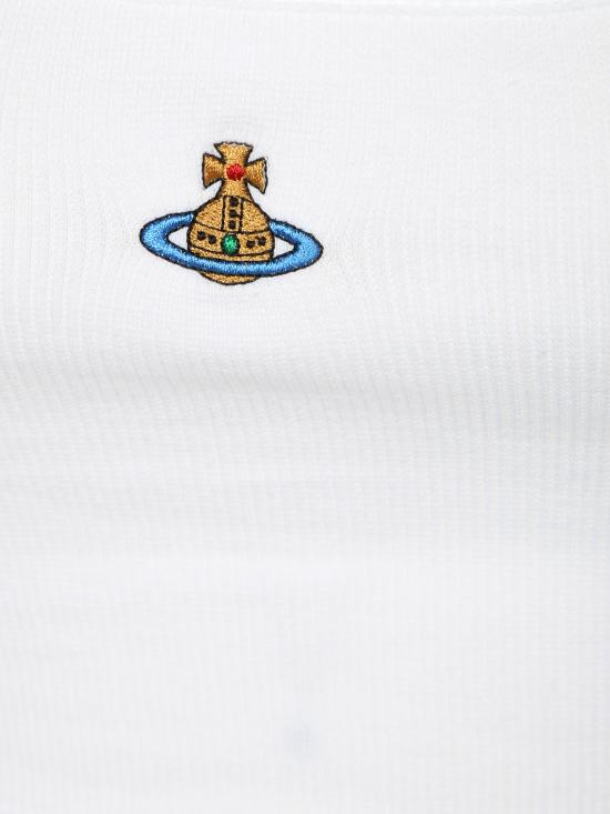 26SS 비비안웨스트우드 탑 1G010011 J009C A401 White - VIVIENNE WESTWOOD