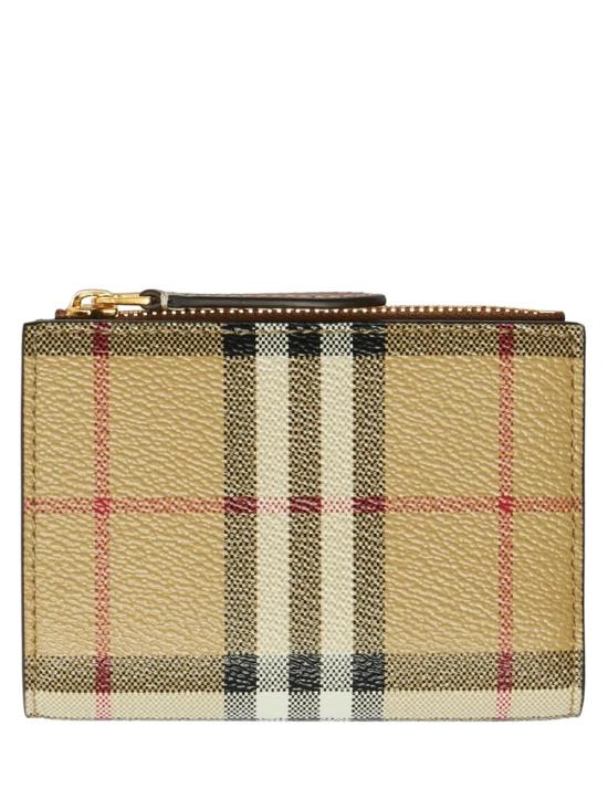 26FW 버버리 체크 숏 월렛 8109807 A9534 VNTG CHK BRIAR BROWN