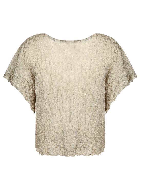 26SS 엠포리오 아르마니 탑 EW005183 AF28183 U6164 Beige - EMPORIO ARMANI