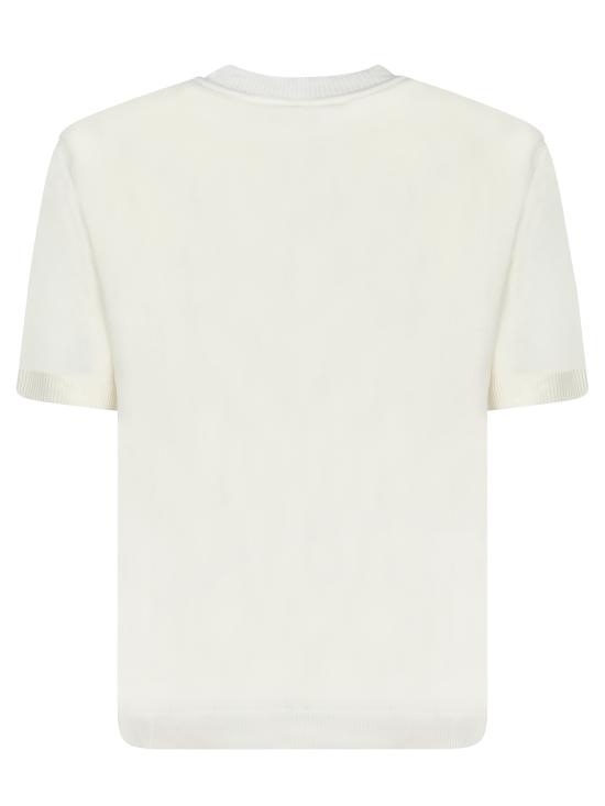 26SS 펜디 코튼 캐시미어 스웨터 FZY443 AYYG F0QA0 White - FENDI