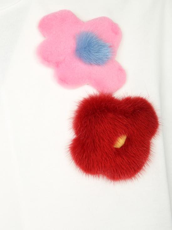 26SS 펜디 저지 티셔츠 FS9776 AOUH F0ZNM White - FENDI