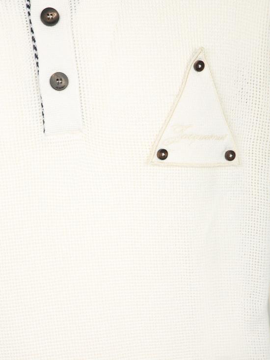 26SS 자크뮈스 폴로 티셔츠 POM00618 AK00318 100 White - JACQUEMUS